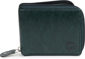 SAMTROH Men Casual, Travel, Trendy Green Artificial Leather Wallet