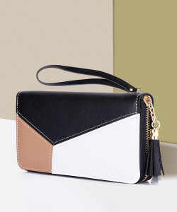 AlexVyan Women Casual, Ethnic, Evening/Party, Formal, Travel, Trendy Black Genuine Leather Wallet