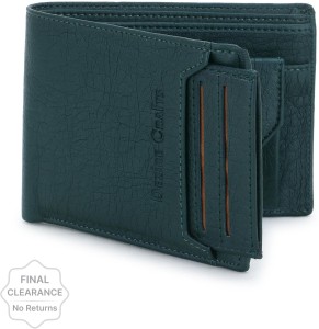 DEZiRE CRAfTS Men Casual, Ethnic, Evening/Party, Travel, Formal, Trendy Green Artificial Leather Wallet