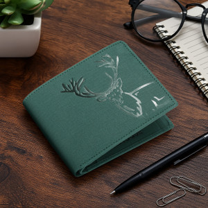 PROVOGUE Men Green Leather Wallet - Image 5