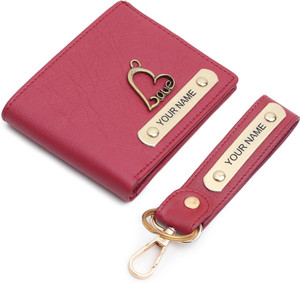 MONISTRY Men & Women Ethnic, Evening/Party, Formal, Trendy, Travel Red Artificial Leather Wallet