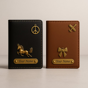 CELED Men & Women Travel Brown Artificial Leather Document Holder