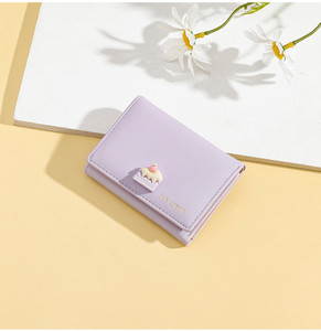 valerie Women Casual Purple Genuine Leather Wallet