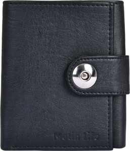 MATIN Life Men Casual Black Artificial Leather Wallet