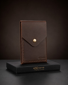 eXcorio Men Trendy, Travel, Casual Brown Genuine Leather Wallet