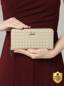 LAVIE Women Casual Beige Artificial Leather Wallet