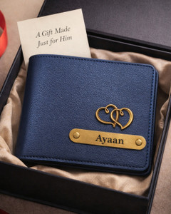 FoldCraft Men Formal, Casual, Evening/Party, Ethnic, Travel, Trendy Blue Artificial Leather Wallet