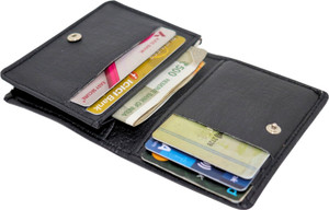 Strong Horns Men Casual, Formal, Trendy, Travel Black Artificial Leather Money Clip