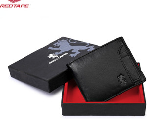 RED TAPE Men Casual, Formal Black Genuine Leather Wallet