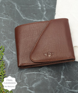 METRONAUT Men Casual, Trendy Brown Artificial Leather Wallet