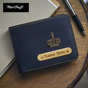 Mizi Craft Men Casual, Formal, Travel, Trendy, Evening/Party Blue Artificial Leather Wallet