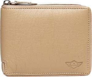 METRONAUT Men & Women Casual, Evening/Party, Formal, Travel, Trendy Beige Artificial Leather Wallet
