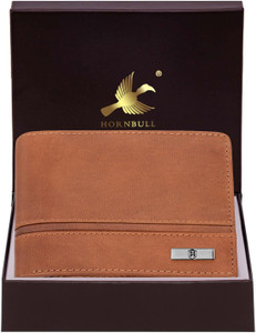HORNBULL Men Casual, Formal, Trendy Brown Genuine Leather Wallet