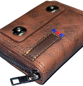 GAWU'S Men & Women Casual Brown Artificial Leather Card Holder