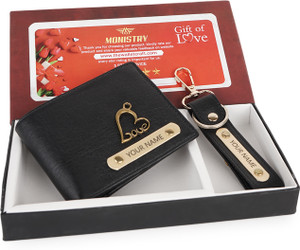 MONISTRY Men Evening/Party, Formal, Casual, Ethnic, Trendy Black Artificial Leather Wallet