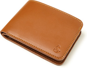SKOVA LONDON Men Casual, Formal, Trendy Tan Canvas Wallet