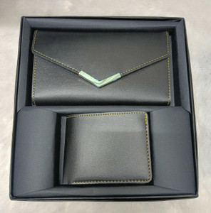 MOREL Women Casual, Ethnic, Travel, Trendy Black Genuine Leather Wallet