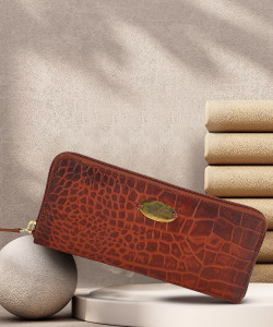 HIDESIGN Women Tan Genuine Leather Wallet