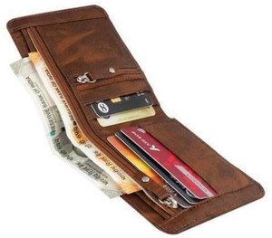 HIFON Boys Casual, Evening/Party, Formal, Travel, Trendy Brown Artificial Leather Wallet