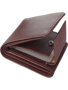 PROVOGUE Men Formal Brown Artificial Leather Wallet