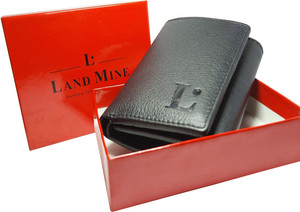 Landmine Men Formal, Casual Black Genuine Leather Wallet