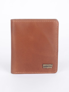 LEVI'S Men Casual Brown Genuine Leather Wallet