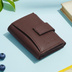 SNEAZ Men Casual, Travel, Trendy, Evening/Party Brown Genuine Leather Wallet