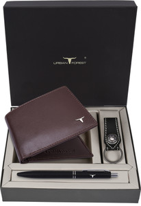 URBAN FOREST Men Casual, Trendy, Travel, Formal Brown Genuine Leather Wallet