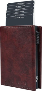 thewalletstore Men Maroon Leather Wallet - Image 6