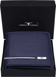 URBAN Forest Men Blue Leather Wallet - Image 6