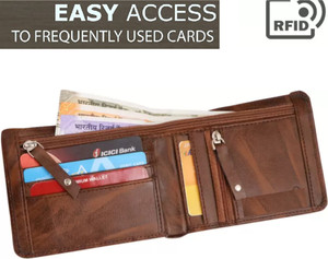 Alton Men Casual, Evening/Party, Evening/Party Brown Genuine Leather Wallet