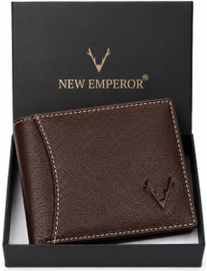 new emperor Men Formal, Casual Brown Genuine Leather Wallet