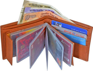 LOOPA Men Casual, Formal, Travel Tan Artificial Leather Wallet