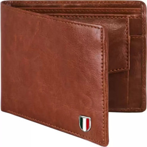 BROWN BOI Men Casual, Trendy, Formal Tan Artificial Leather Wallet