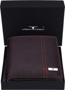 URBAN FOREST Men Casual, Travel, Formal, Trendy Brown Genuine Leather Wallet