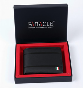 Fabacle Men Trendy, Casual Black Artificial Leather Wallet