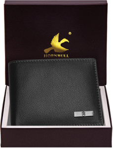 HORNBULL Men Trendy, Casual Black Genuine Leather Wallet