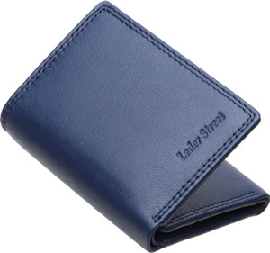 Leder Street Men & Women Formal, Evening/Party Blue Genuine Leather Wallet