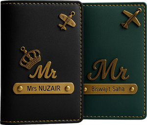 CELED Men & Women Travel Green Artificial Leather Document Holder