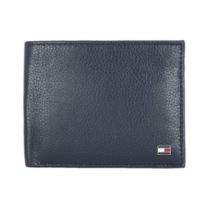 TOMMY HILFIGER Men Formal Blue Genuine Leather Wallet
