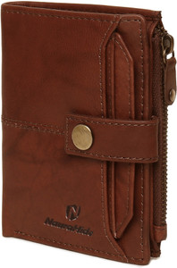 NauraHide Men & Women Trendy, Formal, Travel, Evening/Party Brown Genuine Leather Wallet