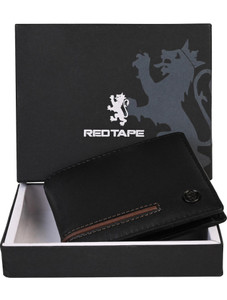 RED TAPE Men Casual, Formal Black Genuine Leather Wallet