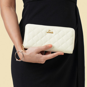 LAVIE Women Casual White Artificial Leather Wallet