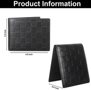 Cotnis Men Trendy, Formal, Travel Black Genuine Leather Wallet