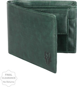 SAMTROH Men Casual Green Artificial Leather Wallet