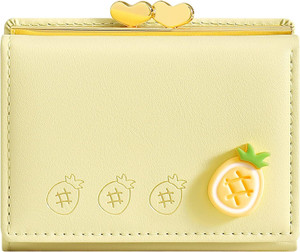 valerie Women Yellow Artificial Leather Wallet