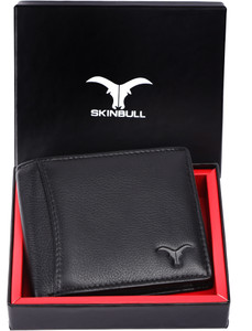 SKINBULL Men Casual, Formal Black Genuine Leather Wallet