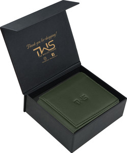 thewalletstore Men Casual Green Artificial Leather Wallet