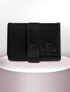 WILDAUK Women Casual, Formal, Travel, Evening/Party Black Artificial Leather Wallet