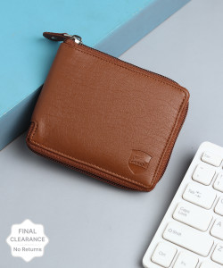 SAMTROH Men Casual, Ethnic, Evening/Party, Formal, Travel, Trendy Tan Artificial Leather Wallet